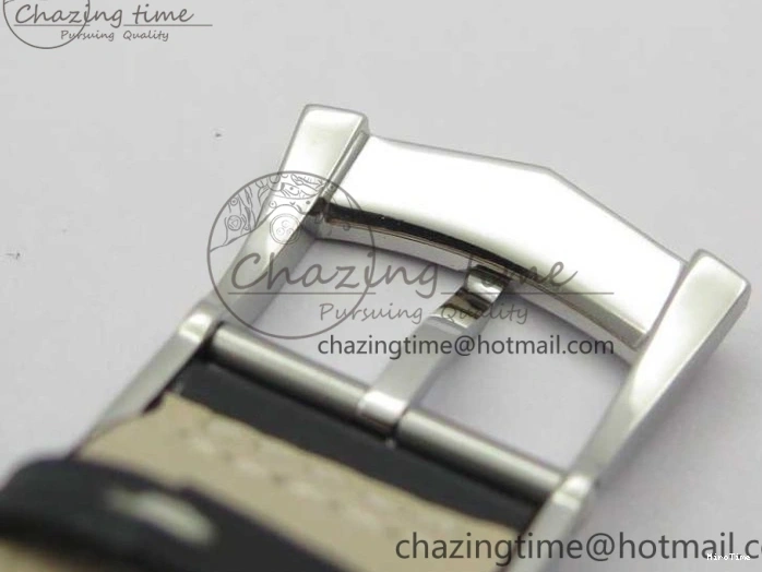 MIROTIME 0120 Practical Calatrava 5524 Pilot Travel Time SS GRF Blue Dial on Black Leather Strap A324 V 7107